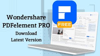 How to Download Wondershare PDFelement Pro 2024 [upl. by Idona952]