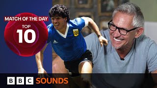 Best World Cup goals The Maradona magic that left Gary Lineker in complete awe  BBC Sounds [upl. by Euqinorev180]