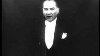 Atatürk ün sesli videosu [upl. by Ahsirt524]