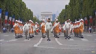 1 Légion étrangère French Foreign Legion on parade [upl. by Nosecyrb]