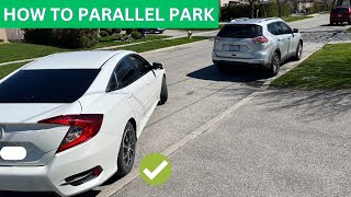 Parallel Parking Driving Test drivingtest parking lesson [upl. by Yahc]