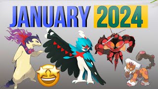 January 2024😍 Pokemon GO Events Legendary Raids🔥 Spotlight Hour🥳 and More [upl. by Ferreby]