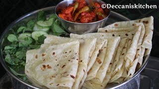 Rumali Roti Recipe By Deccanis Kitchen [upl. by Chalmers294]