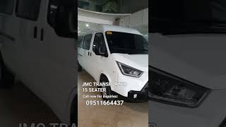 JMC TRANSPORTER 15 SEATER Call Now 09511664437 JMCMakati JMCTrucks viralvideo video [upl. by Anisah]