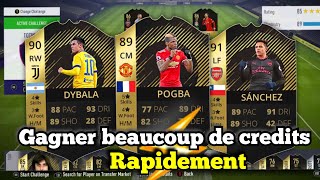 FUT 18  ACHAT  REVENTE  GAGNER BEAUCOUP DE CRÉDITS TRÈS RAPIDEMENT GRÂCE À LA TOTW 16 [upl. by Thetos]