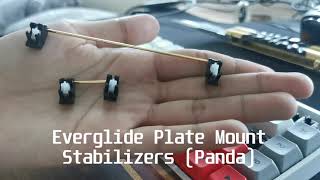 Modding my SK68S pt1  Everglide Stabilizers Panda [upl. by Neelia]