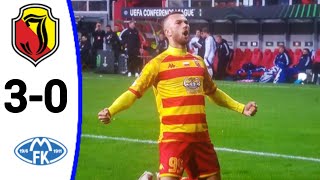 Jagiellonia Białystok vs Molde 30 Kristoffer Hansen Goal All Goals and Extended Highlights [upl. by Lennej]