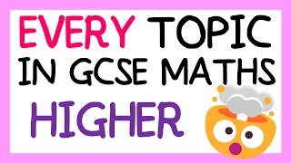 THE ULTIMATE REVISION VIDEO  HIGHER GCSE  GCSE 2024 [upl. by Tan]