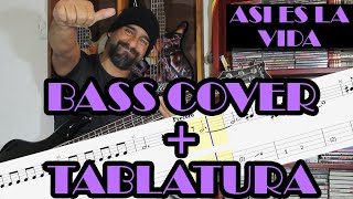 Así es la vida – Elefante – cover en bajo – Bass Cover  Tablatura [upl. by Iznyl510]