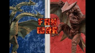 Fan War King Ghidorah vs Gyaos [upl. by Lauer]