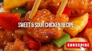 Sweet amp Sour Chicken Recipe  Chinese Style  sweetandsourchicken chinesecuisine kfmunniskitchen [upl. by Nedap]