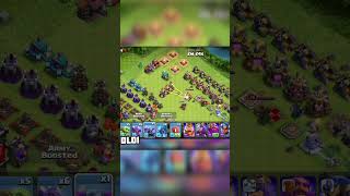 PEKKA VS BARBARIAN KING IN CLASH OF CLANS shorts [upl. by Amirak639]