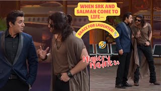 🎭 Sunil Grover amp Krushnas SRKSalman Mimicry Will Have You ROFL 🤣 comedygold [upl. by Eustis]