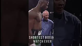 Shortest Boxing Match Ever  Fighter Leaves Ring 😱 [upl. by Romola]