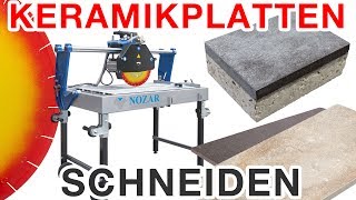 Keramikplatten  Terrassenplatten schneiden  PROFI Lösung  GRES ULTRA S2 [upl. by Staffan]