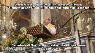 Solennità di San Guido  Omelia di Mons Mario Delpini arcivescovo di Milano [upl. by Morel]