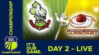 🔴 LIVE Guyana v Leewards  Day 2  West Indies Championship  Thursday 30th March 2023 [upl. by Hteb]