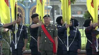 Upacara Menaikkan Bendera Sempena Sambutan Hari Kebangsaan Negara Brunei Darussalam Ke40 Tahun 2024 [upl. by Akiehs]