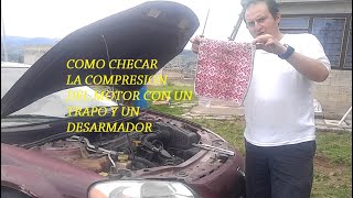 Checa compresión de tu motor con este método [upl. by Forta645]