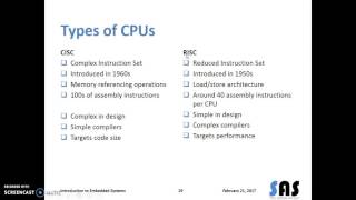 12AR  CISC versus RISC CPUs [upl. by Ethbin]