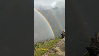 Wao espectacular 💚❤️🌄 machupicchu arcoíris naturaleza parati sorpresa [upl. by Metzger]