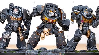 We painted a 2250 points CARCHARODONS Army Warhammer 40k Space Marines Showcase [upl. by Katey914]