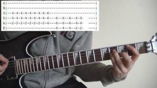 Hammerhead by Offspring  Full Guitar Lesson amp Tabs [upl. by Lowson]