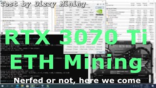 RTX 3070 Ti Mining ETH Hashrate  Mmmm depends on price [upl. by Consalve]