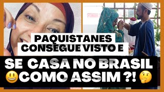 Brasileira fala sobre o processo de visto que trouxe seu paquistanês para o Brasil 🌹 Casamento🌹 [upl. by Ardnal987]