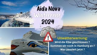 Aidanova 2024  Unwetterwarnung  Norwegen ab Hamburg  Kristiansand  Lichtermeer Vlog  4K [upl. by Skipp]