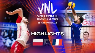 🇵🇱 POL vs 🇫🇷 FRA  Highlights Week 1  Mens VNL 2023 [upl. by Arnie]