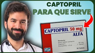 CAPTOPRIL💊 ¿Cómo Funciona y Para qué se Utiliza  MÁS [upl. by Ketty]