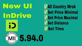 New UI Mod InDrive AllCountry Wrok Setting Language Apps English Only [upl. by Meekar]