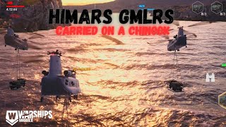 HIMARS GMLRS  1 Carrier Ship Can Carry 15 Helicopters  Warships Mobile II [upl. by Ail371]