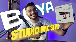 Boya MM1 mic as Studio mic setup amp Tips to record better audio  Best mic for YouTube videos boya [upl. by Fenelia]