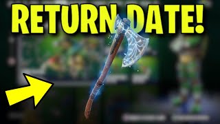 LEVIATHAN AXE RETURN DATE in FORTNITE ITEM SHOP Leviathan Axe Pickaxe Returning [upl. by Nary]