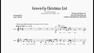 GrownUp Christmas List  Tenor [upl. by Phillis]