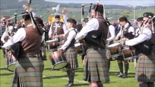 Gourock 2017  Glasgow Skye Association Pipe Band Grade 2 [upl. by Fillbert]