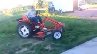 Tuffbilt Tractor Mowing [upl. by Aitrop]