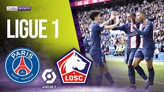 PSG vs Lille  LIGUE 1 HIGHLIGHTS  02192023  beIN SPORTS USA [upl. by Eilahtan829]