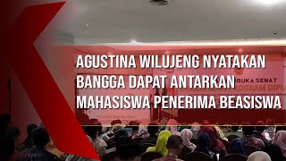 Wisuda ke30 ITESA Muhammadiyah Semarang Agustina Wilujeng Nyatakan Bangga [upl. by Colton113]