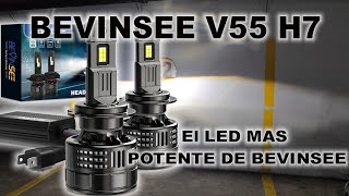 LED Bevinsee V55 h7  El led mas potente de Bevinsee [upl. by Khudari349]