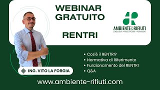 Webinar RENTRI  23072024 [upl. by Jonme]