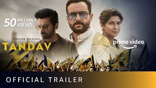 Tandav  Official Trailer  Saif Ali Khan Dimple Kapadia Sunil Grover  Amazon Original  Jan 15 [upl. by Theurich]