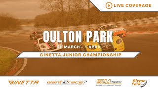 2024 Ginetta Junior Championship  Oulton Park  Round 3  LIVE [upl. by Soni]