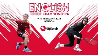 English Junior Championships 2024 Day 2 [upl. by Ymia528]