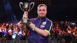 Luke Littler wins World Darts Championship semifinal pdc darts worlddartschampionship [upl. by Hanforrd]