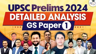 UPSC 2024 Prelims Paper Analysis  UPSC GS Paper 1 Prelims 2024 Analysis  Answer Key  StudyIQ IAS [upl. by Ttsepmet]