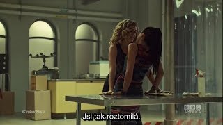 8 CZ Orphan Black Cophine scenes Cosima amp Delphine 2 season  CZ subt [upl. by Aljan]