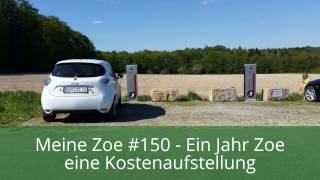 Meine Zoe 150  Ein Jahr Zoe  eine Kostenaufstellung [upl. by Cammi]